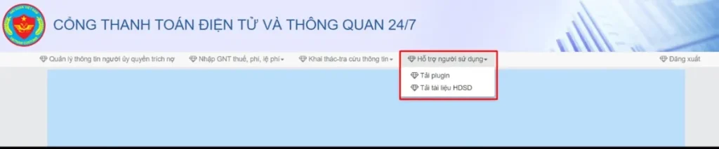 Tải plugin ký số trên Cổng thanh toán điện tử hải quan